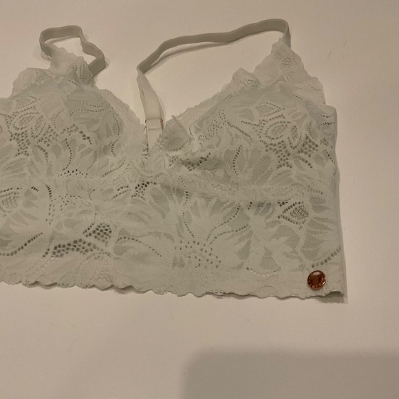 Danskin Intimates 2 Pack Lace Bra Sz M Sage/Green Coquette Romantic Fairy Sexy - Picture 10 of 10